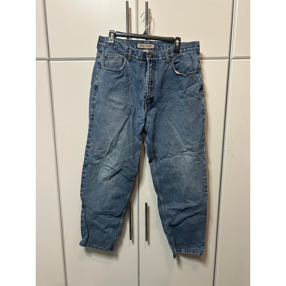 Vintage High Sierra Relaxed Fit Jeans Medium Wash Blue Denim‎ 36x30 Mens